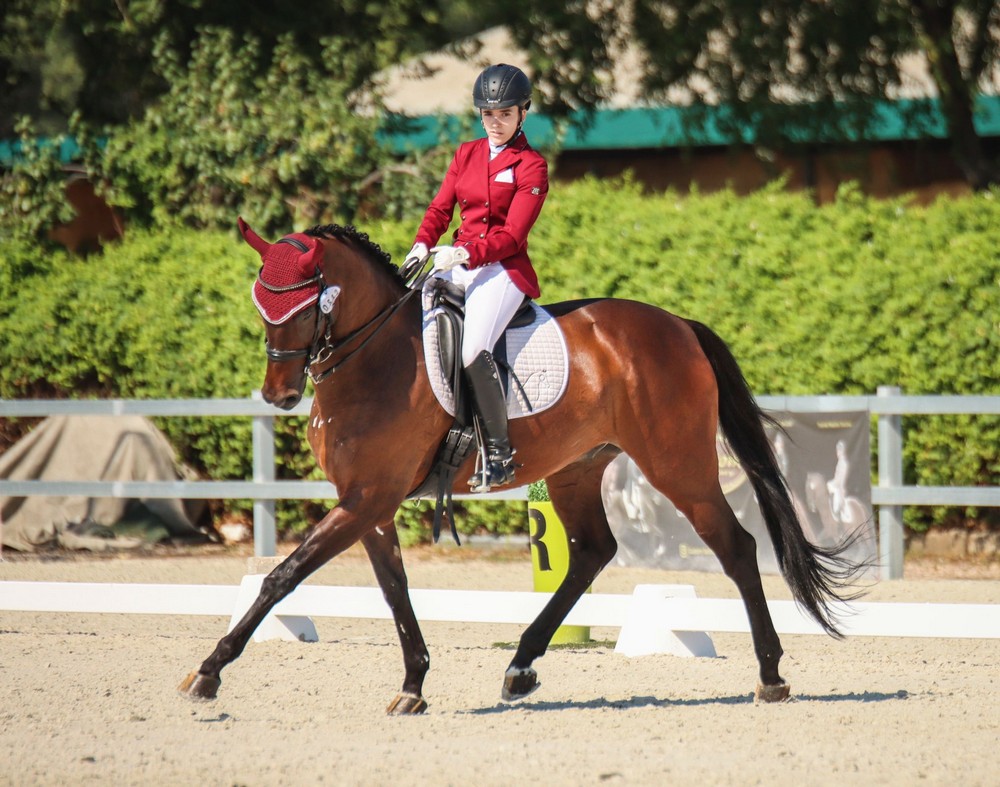 Dos amazonas navarras debutan en el Campeonato de España de Doma Clasica